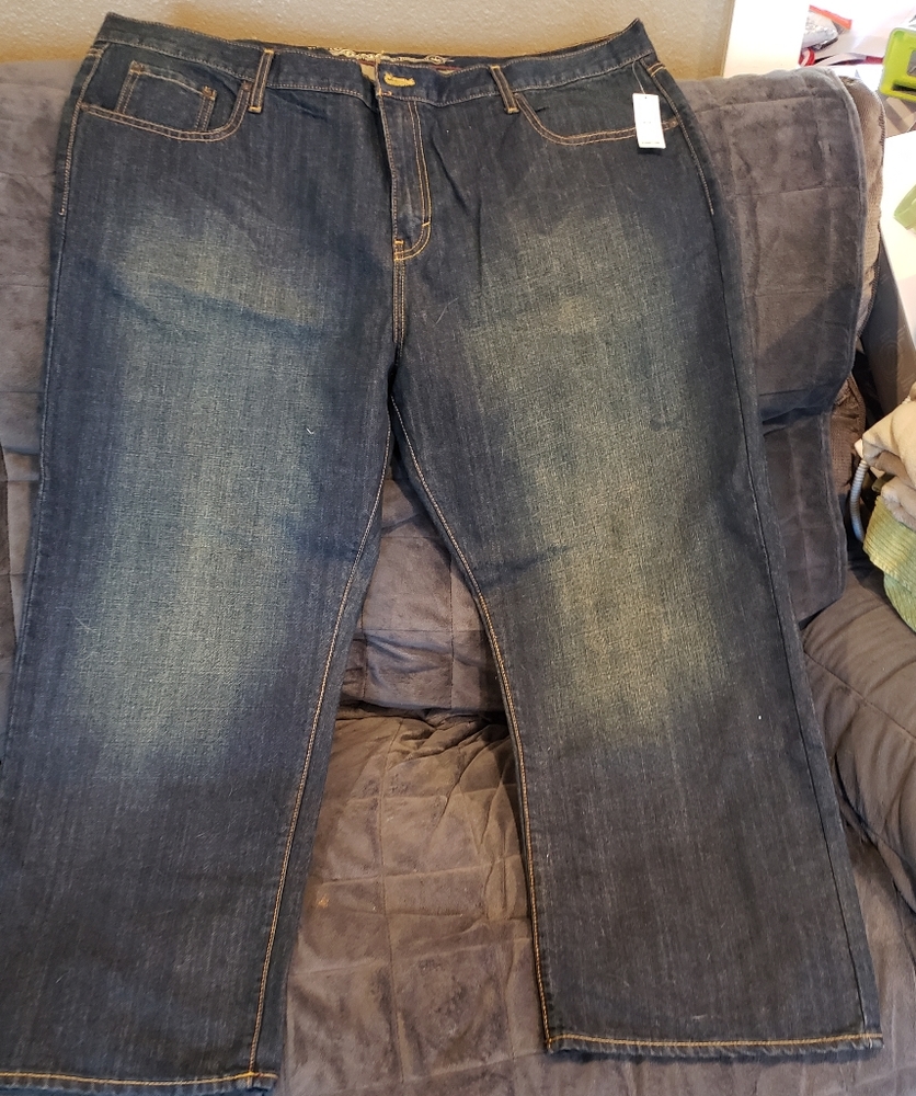NWT Old Navy 44x30 Dark Blue Loose Fit Jeans